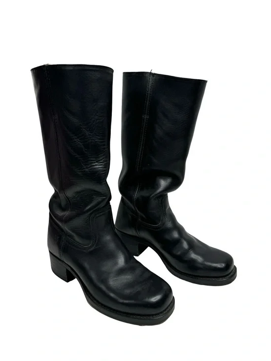 Frye | Vintage 1990’s Campus 14L Boot in Black Leather 9 - Picture 8 of 13